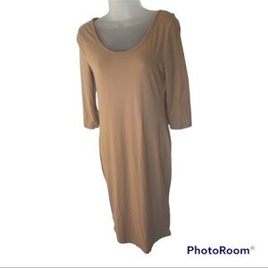 Soft Tan Dress